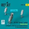 RESKIT RSU32-0170 OV-10D Bronco cockpit (Detailed edition) landing gears, wheel bays and weighted wheels set for Kitty Hawk/Zimimodel kit (3D Printed) 1/32